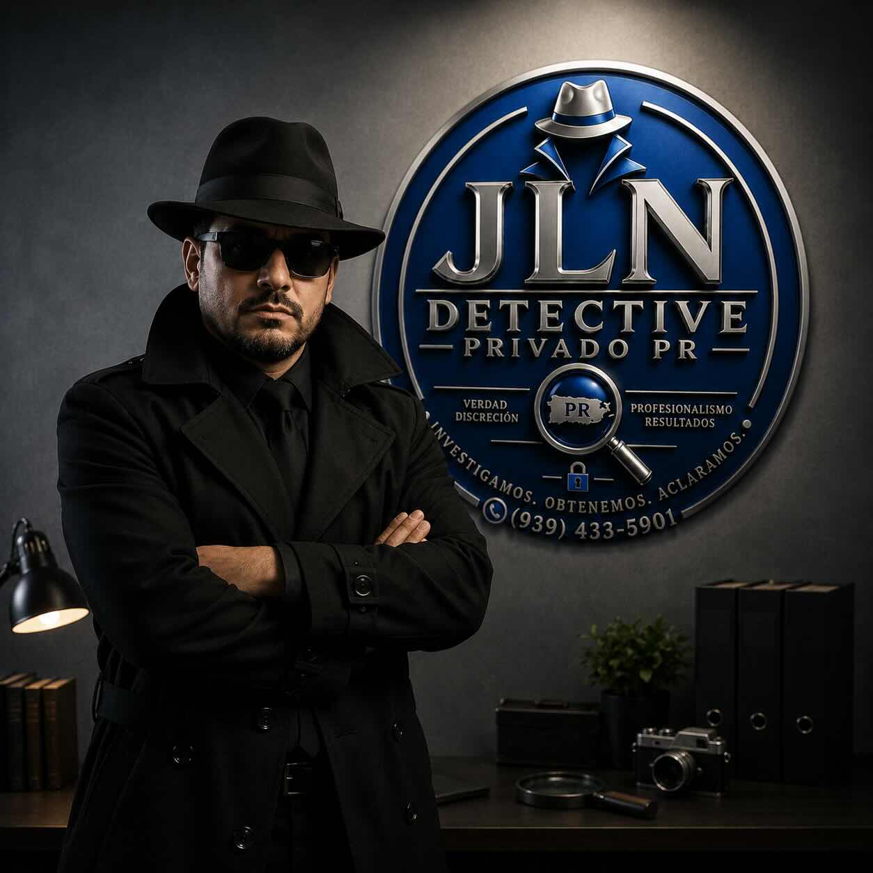JLN Detective Privado PR — Detective profesional en oficina